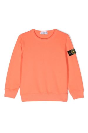 felpa in cotone arancione STONE ISLAND KIDS | 811661320V0032